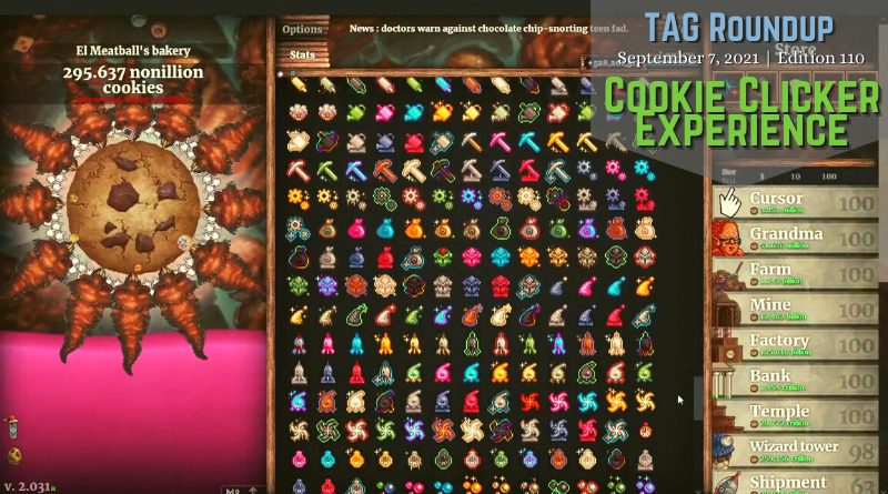 Cookie Clicker Takes Over Steam | Tag Roundup #110