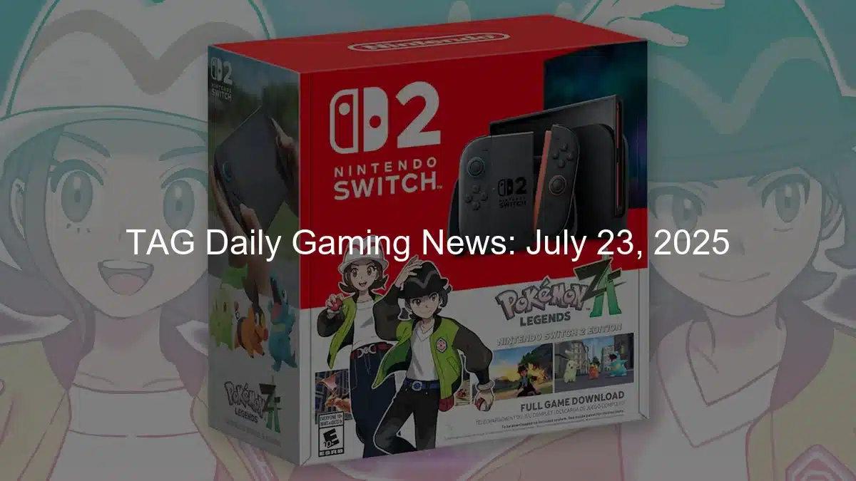 July 23, 2025: Pokémon Legends Z-A Switch 2 Bundle Revealed, Preorders Open