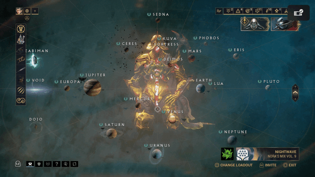 Progression in Warframe