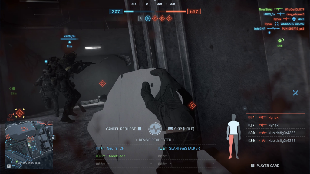 Getting revived in Battlefield 6