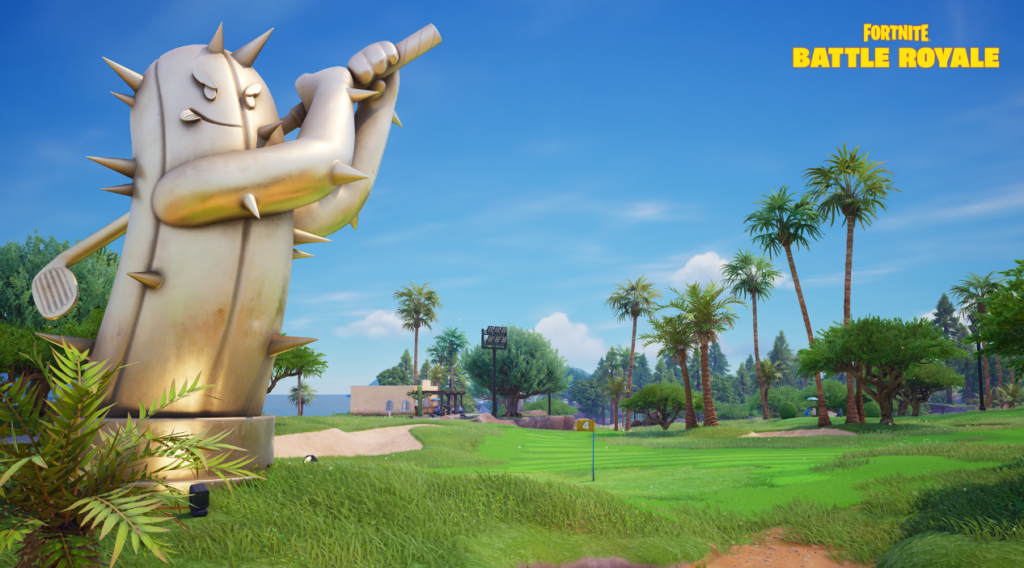 Golf courses in Fortnite
