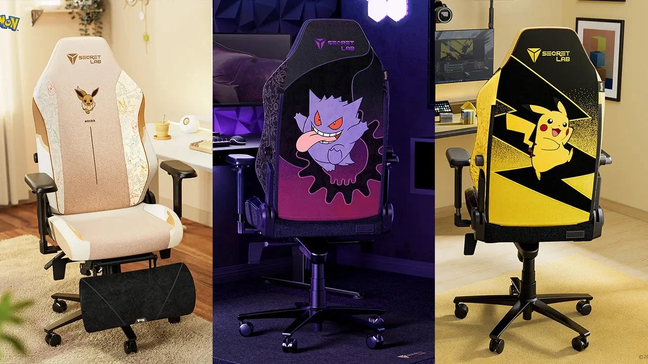 IGN Secretlabs Pokémon Themed Titan Evo Gaming Chairs Are - IGN