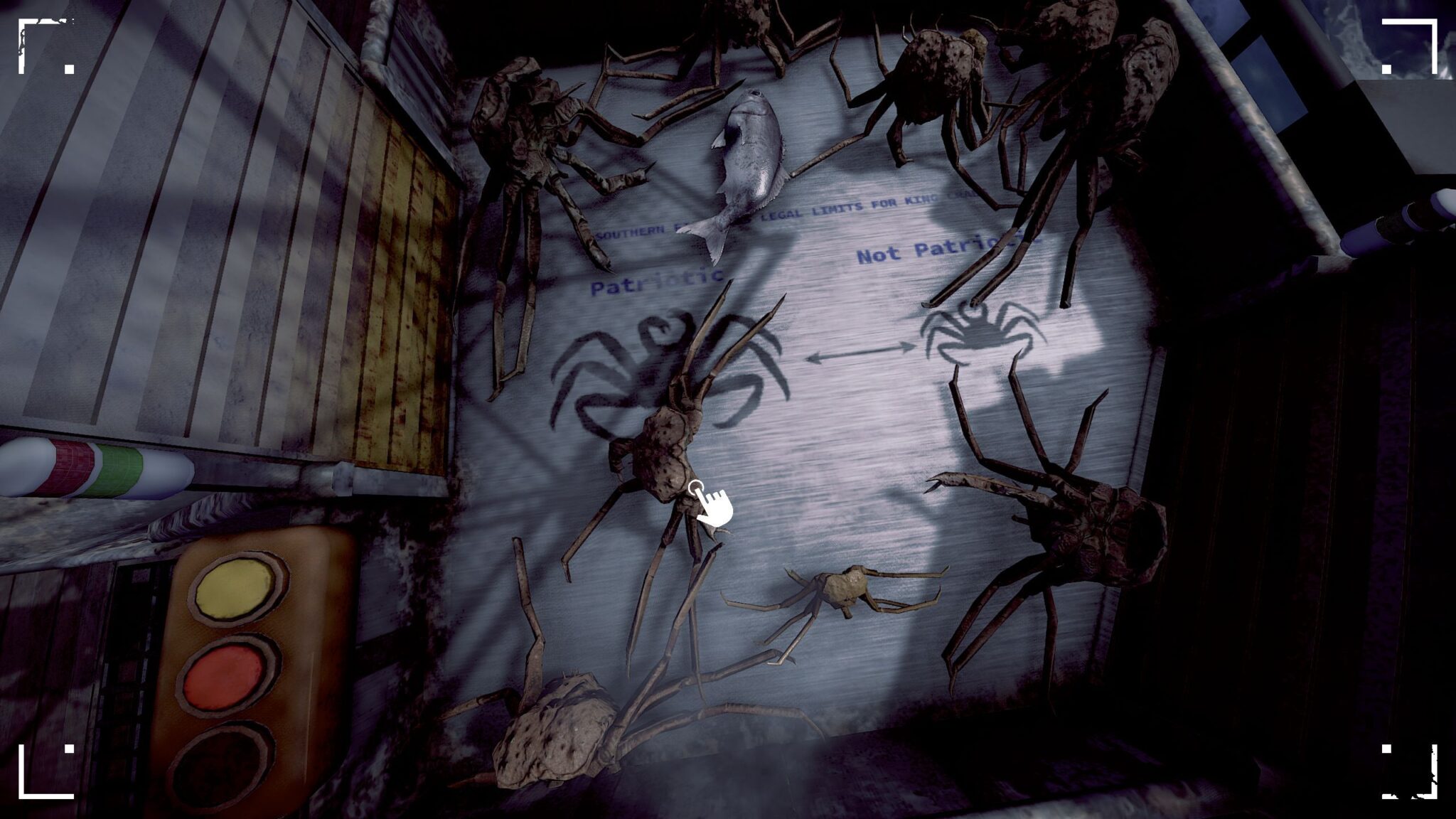 Crabmeat is a horror game about catching crabs. No, not like that