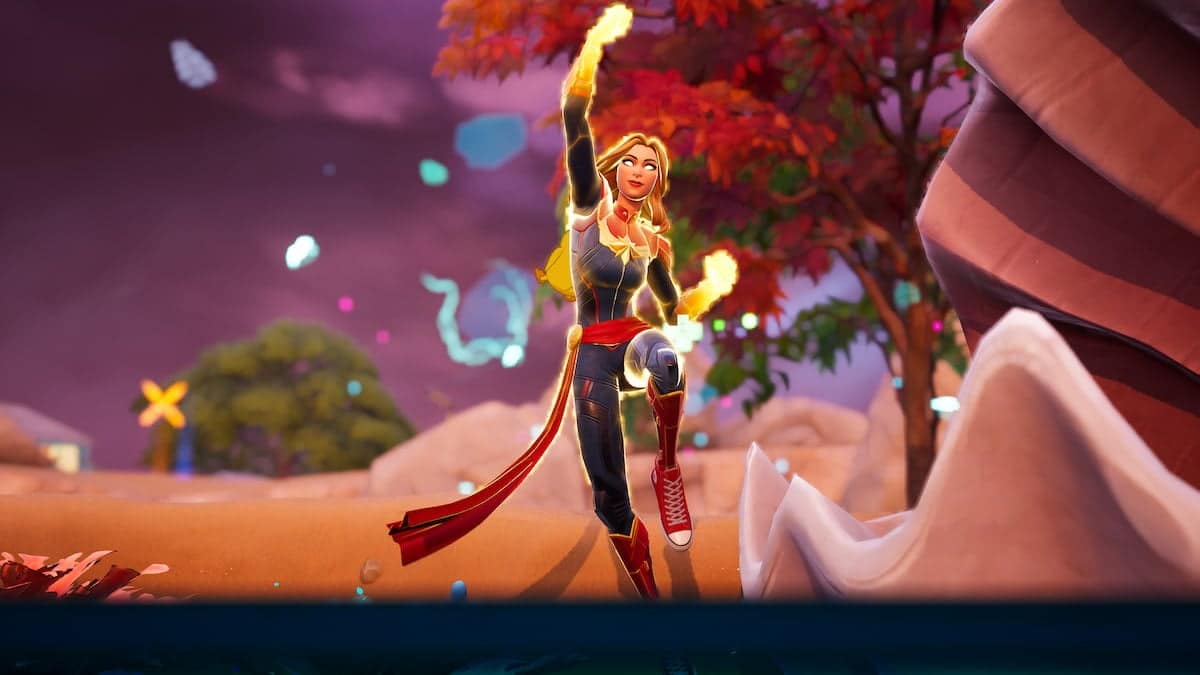How to restore health or gain shields at the healing pools in Squibbly Shores in Fortnite